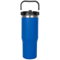 30oz. Stainless Steel Insulated Mug with Handle and Built-In
