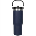 30oz. Stainless Steel Insulated Mug with Handle and Built-In