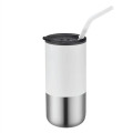 Emery 18 oz. Double Walled Stainless Steel Tumbler w/Straw