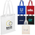 15"x16" Calico Cotton Tote Bag - 140GSM