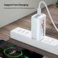 65W 3 Ports GaN USB-C Charger / AC Adapter