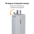 65W 3 Ports GaN USB-C Charger / AC Adapter