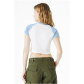 Ladies' Micro Ribbed Raglan Baby Tee