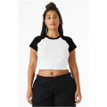 Ladies' Micro Ribbed Raglan Baby Tee