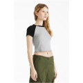 Ladies' Micro Ribbed Raglan Baby Tee