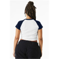 Ladies' Micro Ribbed Raglan Baby Tee