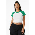 Ladies' Micro Ribbed Raglan Baby Tee