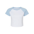 Ladies' Micro Ribbed Raglan Baby Tee