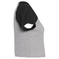 Ladies' Micro Ribbed Raglan Baby Tee