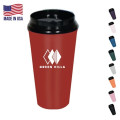 16 oz. USA Made Double Wall Insulated Tumbler W/ Slider Lid