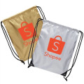 Shiny Urban Drawstring Backpacks (17.75" X 13.75")