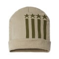 CAP AMERICA USA-Made Patriotic Cuffed Beanie