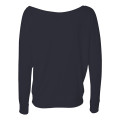 BELLA + CANVAS Women's Flowy Off Shoulder Long Sleeve Tee