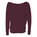 BELLA + CANVAS Women's Flowy Off Shoulder Long Sleeve Tee