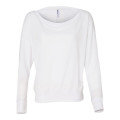 BELLA + CANVAS Women's Flowy Off Shoulder Long Sleeve Tee