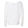 BELLA + CANVAS Women's Flowy Off Shoulder Long Sleeve Tee