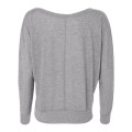 BELLA + CANVAS Women's Flowy Off Shoulder Long Sleeve Tee