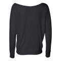 BELLA + CANVAS Women's Flowy Off Shoulder Long Sleeve Tee