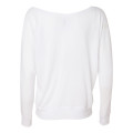 BELLA + CANVAS Women's Flowy Off Shoulder Long Sleeve Tee