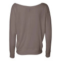 BELLA + CANVAS Women's Flowy Off Shoulder Long Sleeve Tee