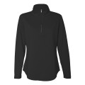 LAT Women's Quarter Zip French Terry Pullover