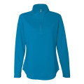 LAT Women's Quarter Zip French Terry Pullover
