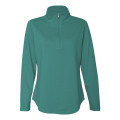 LAT Women's Quarter Zip French Terry Pullover