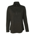 LAT Women's Quarter Zip French Terry Pullover