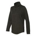 LAT Women's Quarter Zip French Terry Pullover