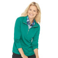 LAT Women's Quarter Zip French Terry Pullover