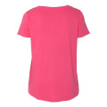 LAT Curvy Collection Women's Premium Jersey V-Neck Tee