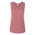 BELLA + CANVAS Women's Flowy Scoop Muscle Tank