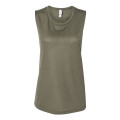 BELLA + CANVAS Women's Flowy Scoop Muscle Tank