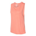 BELLA + CANVAS Women's Flowy Scoop Muscle Tank