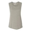 BELLA + CANVAS Women's Flowy Scoop Muscle Tank