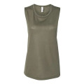 BELLA + CANVAS Women's Flowy Scoop Muscle Tank