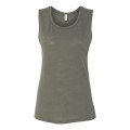 BELLA + CANVAS Women's Flowy Scoop Muscle Tank