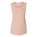 BELLA + CANVAS Women's Flowy Scoop Muscle Tank