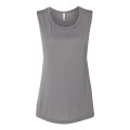 BELLA + CANVAS Women's Flowy Scoop Muscle Tank