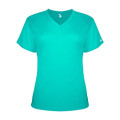 Badger Women's Triblend Performance V-Neck T-Shirt