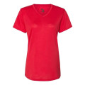 Badger Women's Triblend Performance V-Neck T-Shirt