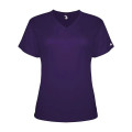 Badger Women's Triblend Performance V-Neck T-Shirt