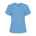Badger Women's Triblend Performance V-Neck T-Shirt