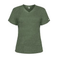 Badger Women's Triblend Performance V-Neck T-Shirt