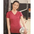 Badger Women's Triblend Performance V-Neck T-Shirt