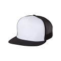 Mega Cap Flat Bill Trucker Cap