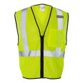 Kishigo Unisex Single Pocket Zipper Mesh Class 2 Vest