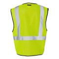 Kishigo Unisex Single Pocket Zipper Mesh Class 2 Vest