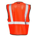 Kishigo Unisex Single Pocket Zipper Mesh Class 2 Vest