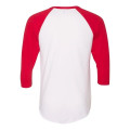 American Apparel Unisex 50/50 Raglan Three-Quarter Sleeve...